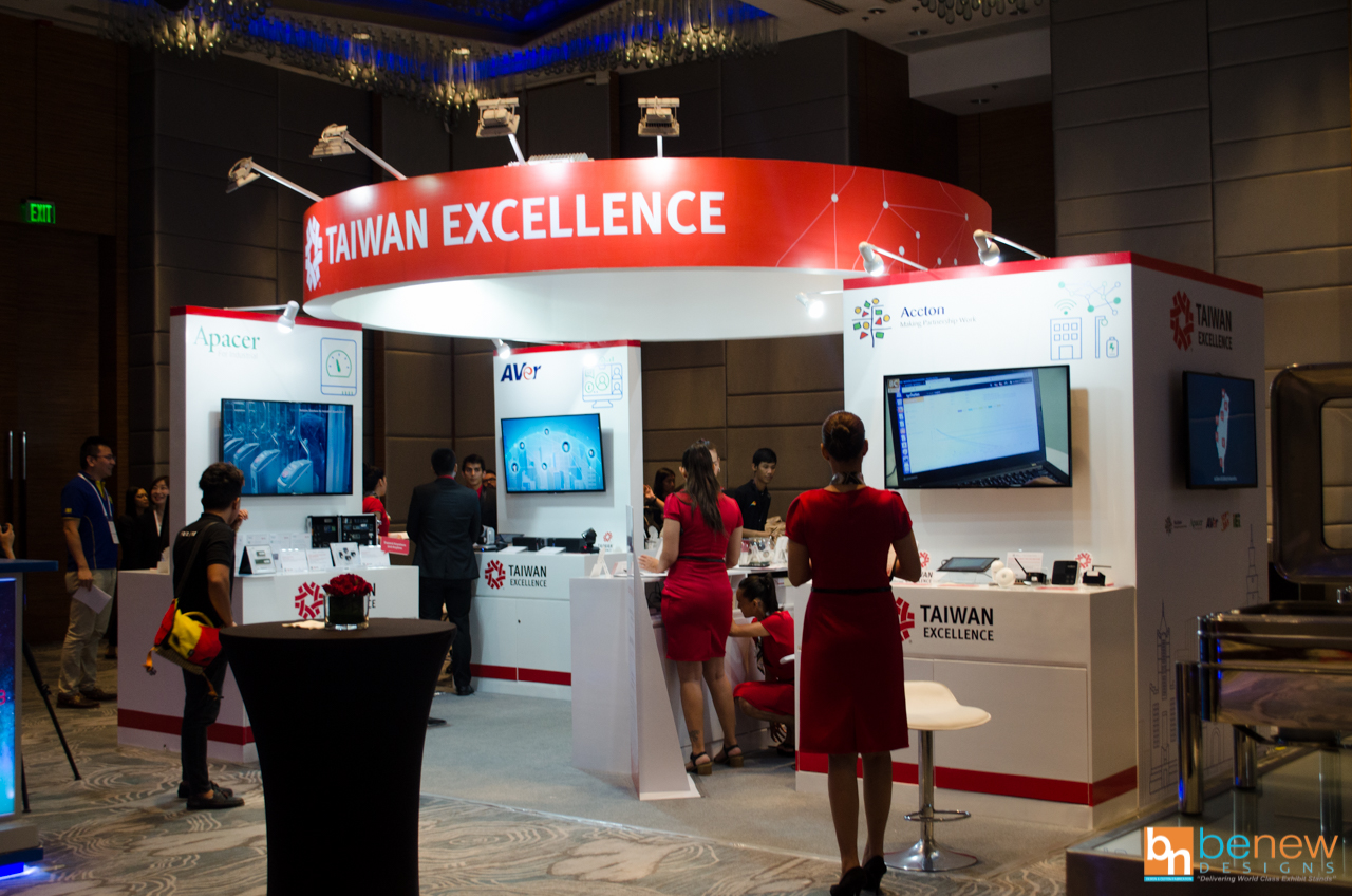 Taiwan Excellence Exhibition Stand at Asia IOT Business Platform 2019