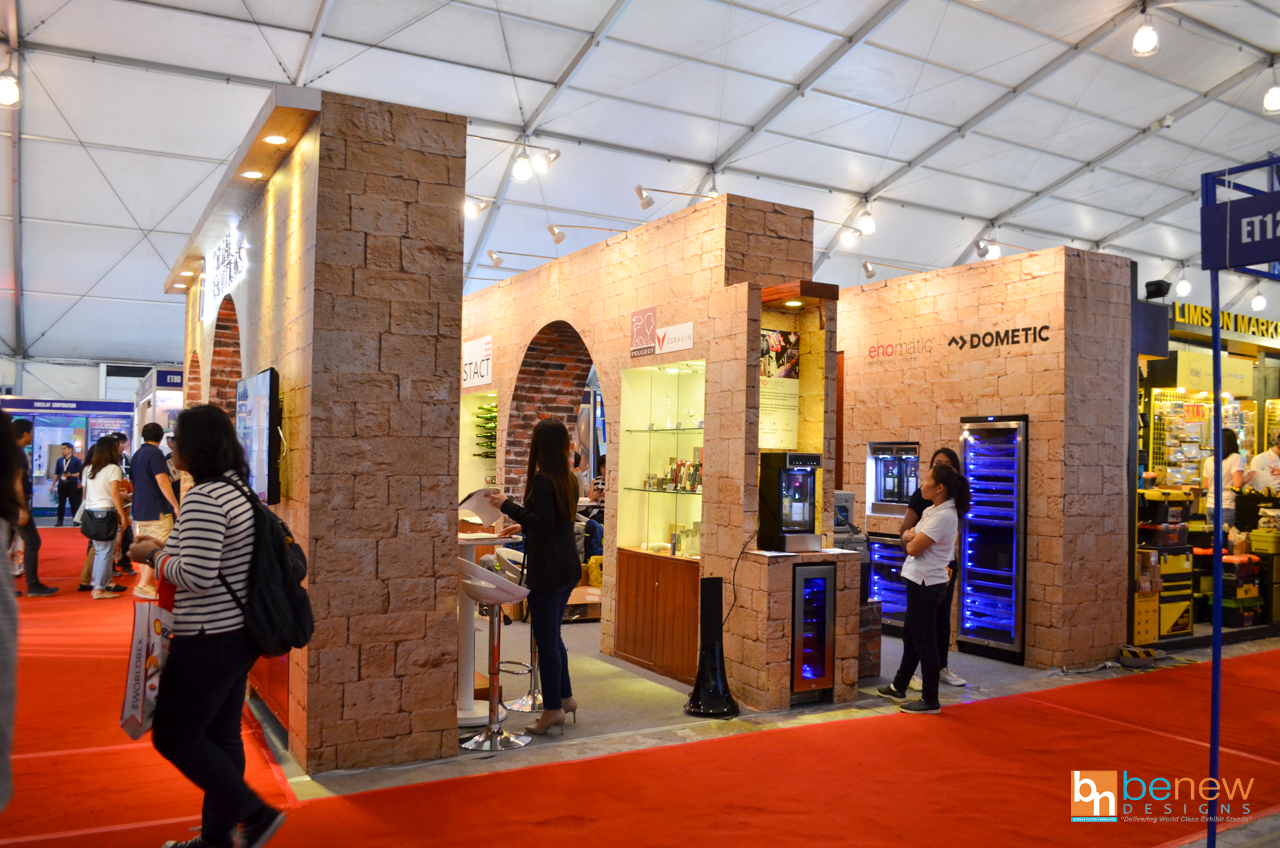 Cellar Solutions Exhibit Booth at Worldbex 2018 (side)